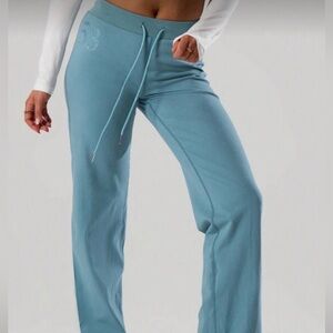 Women's Blue Drawstring Pants